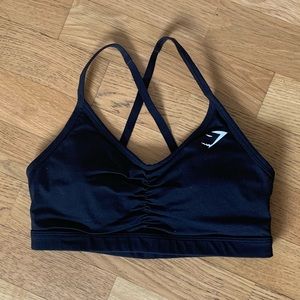GYMSHARK size M ruched training sports bra